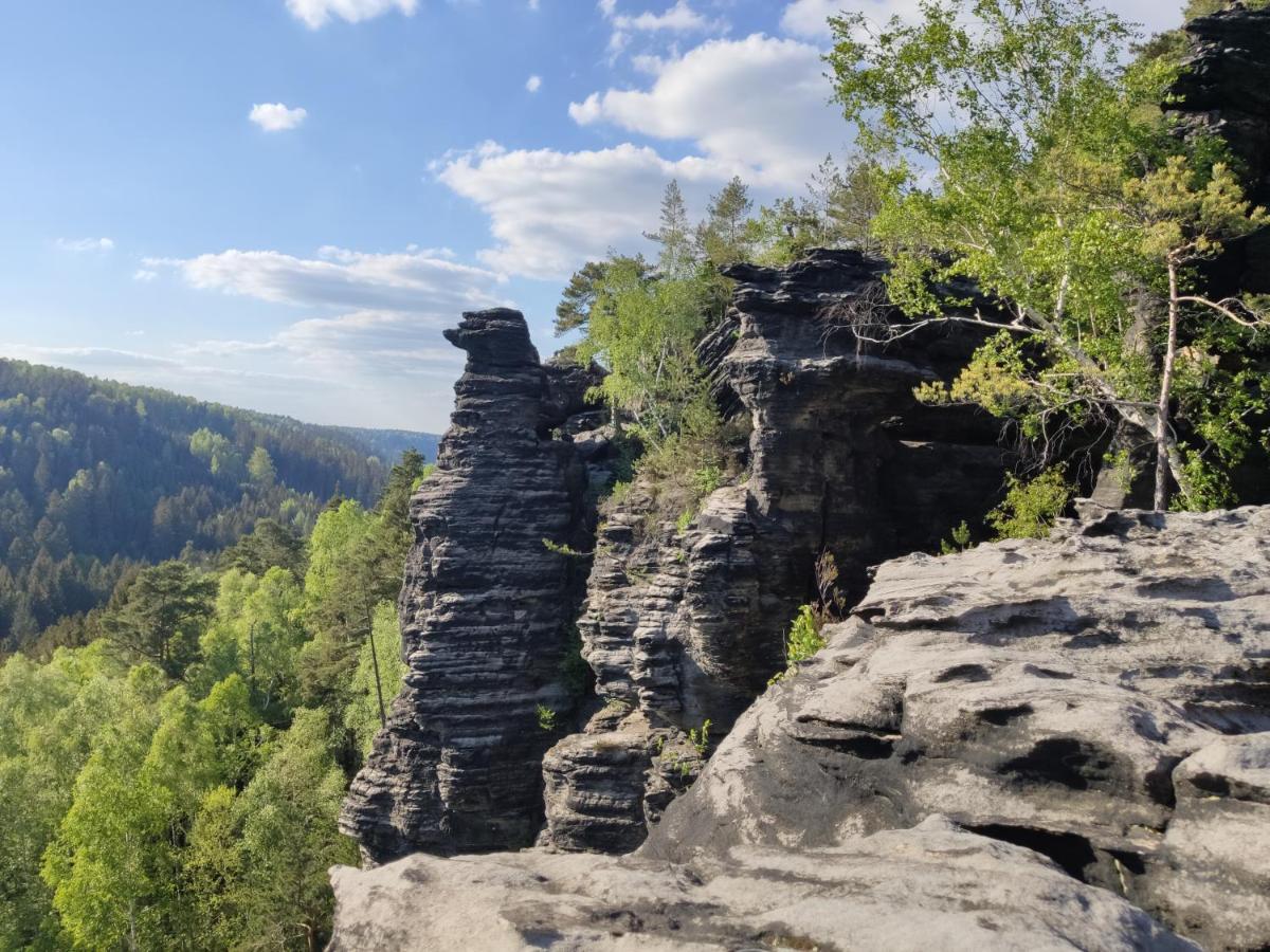 Ferienwohnung Bastei Rosenthal-Bielatal Esterno foto
